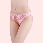 French Daina Luxury Silk Panties Cheeky Bow Gift Box