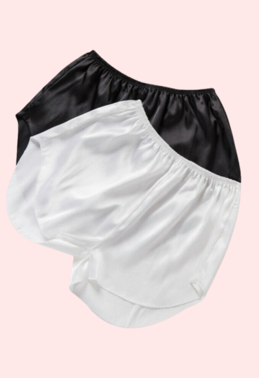 Satin Faux French Knickers (2 Pack)