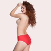 French Daina Red Seamless Panties