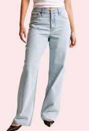 High Rise Loose Fit Denim for Curvy Women