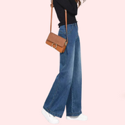 Women's Classic High Waist Wide Leg Jeans