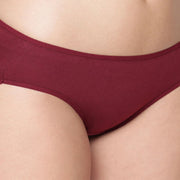 Comfy  Snazzy Way Women's Best Fitting Plus Size Maroon Cotton Panties(Pkt of 2)