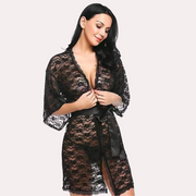 Soft & Lightweight Transparent Lace Robe