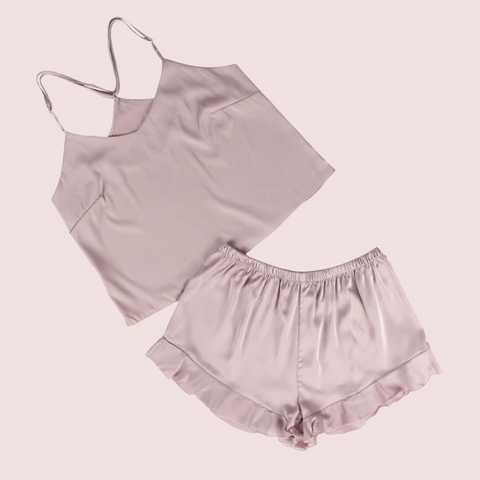 Comfortable Plus Size Cami Shorts Sleepwear Set