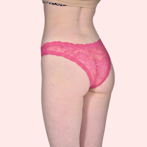 Exclusive French Daina Lace Tanga Panties Luxury Gift Box