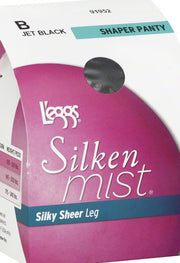 L'eggs silken mist black mist control top sheer toe