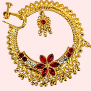 Uttarakhandi Gold Plated Round Nath