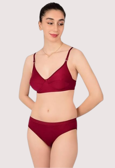 Comfortable Cotton Bra & Panty Set for Women