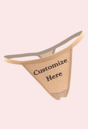 Customize Design Cotton Seamless String Thong