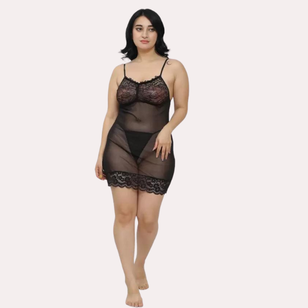 Sheer Babydoll Slip Dress for Women