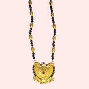 Traditional Golden Pahadi Mangalsutra for Women