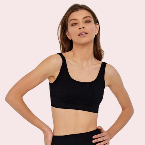 "Black"High Impact Seamless Perfect Fit Sports Bra