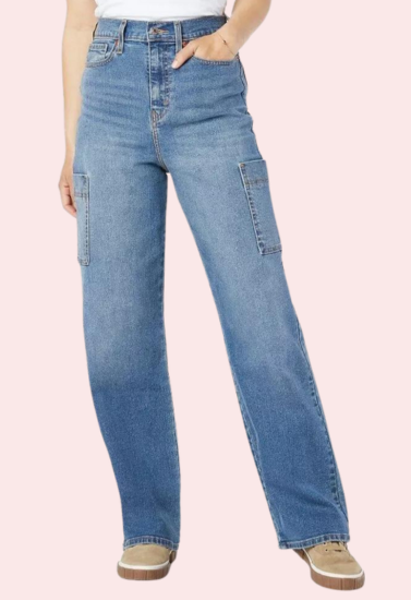 Women's Heritage Utility Loose Fit High Rise Jeans