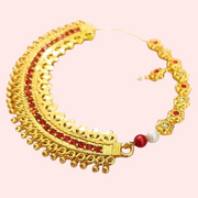 Elegant Gold-Plated Garhwali Nath – Big Size Tradition