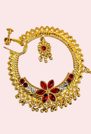 Uttarakhandi Gold Plated Round Nath