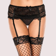 Exquisite Floral Lace Garter Belt