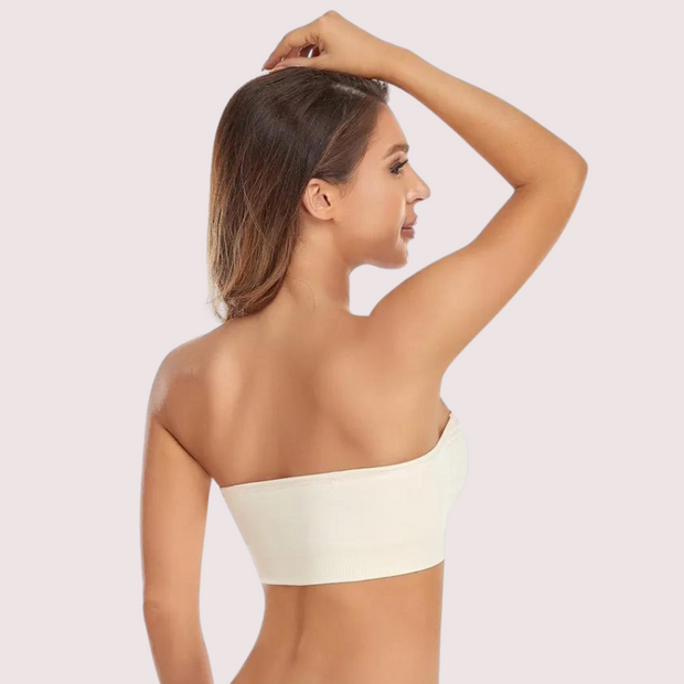 Sexy White Tube Bandeau Bra Top