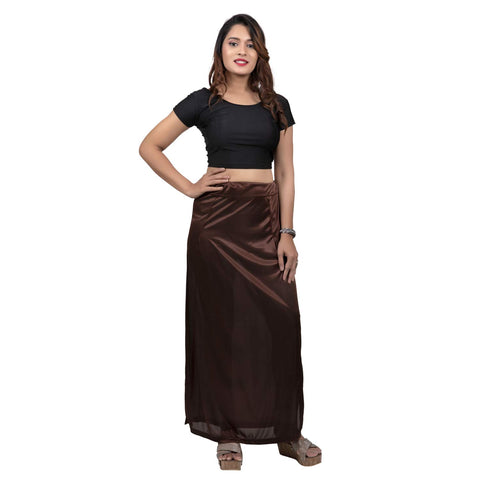 Ladies' Glossy silk Ethnic Slip