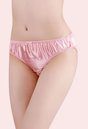 French Daina Luxury Silk Panties Cheeky Bow Gift Box