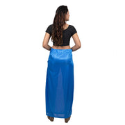 Ladies' Silk Saree Blue Petticoat