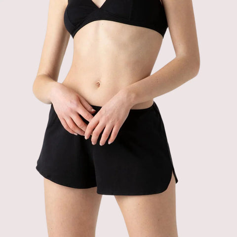 Black 100% Organic Cotton French Knickers