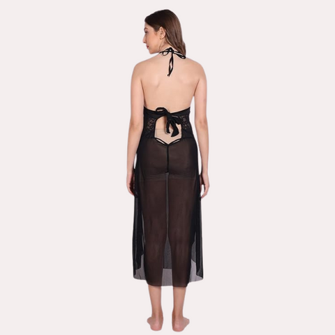 Sensual Mesh Nightgown for Women