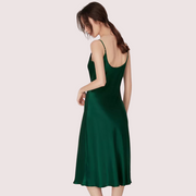 Luxurious Women's Silk Satin Sleepwear Nightdress