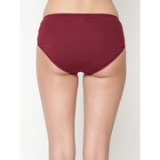 Comfy  Snazzy Way Women's Best Fitting Plus Size Maroon Cotton Panties(Pkt of 2)