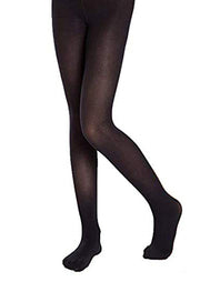 Women  black semi  pantyhose tights