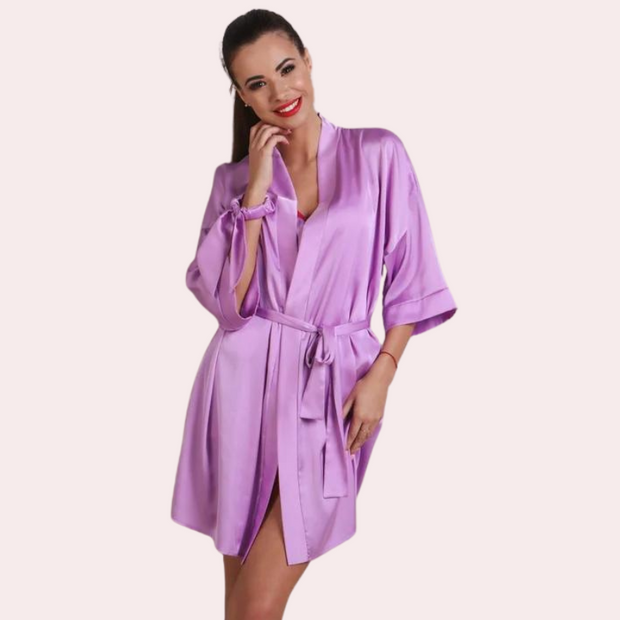 Silken Charm, Wrapped in Women's Seduction Robe