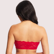 Unpadded Tube Bra with Adjustable Straps for Women