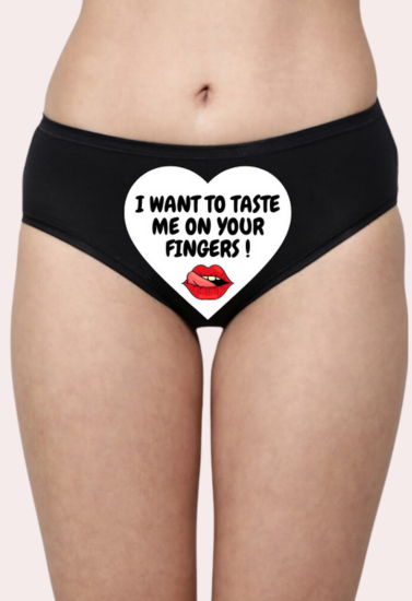 Customized Temptation Panty - A Secret Message