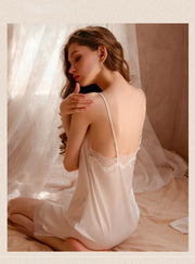 Beautiful Silk Slipover Nightwear Dress