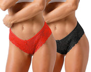 Pack of 3 Stylish Women's Lace Panties