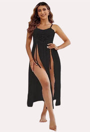 Romantic Black Babydoll Nightwear