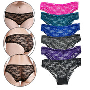 2 pack Women's Lace Stretch Hipster Panties