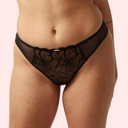 French Daina Ultra Luxury Tanga Briefs Low Rise Gift Box