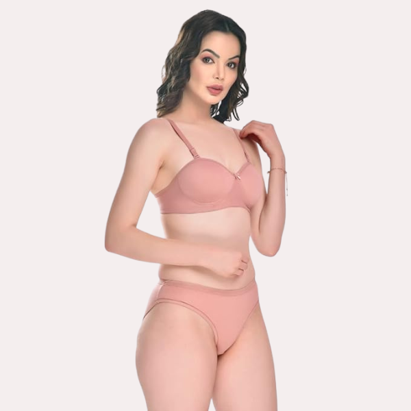 Padded Cotton Bra Panty Set for a Sexy You