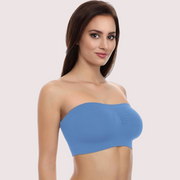 2 Tube Bandeau Bra Tops for Fashionable Women