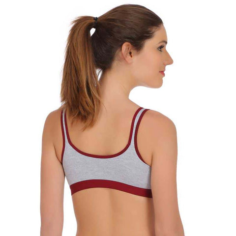 Medium Impact non padded sports bra pack of 3