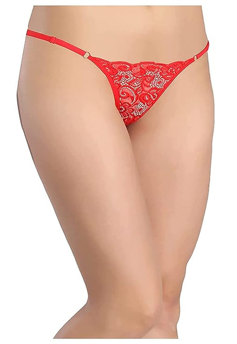 Women's Lace G-String Set - Pack of 4