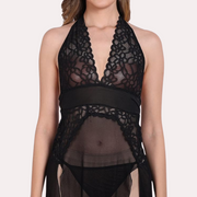 Sensual Mesh Nightgown for Women