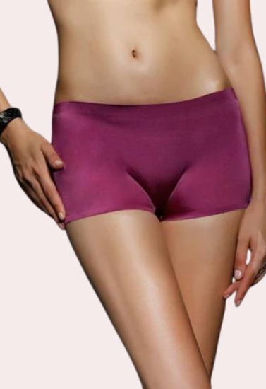 Women's Seamless Ice Silk Boyshorts Panties (4pcs)