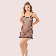 Plus Size Sheer See-Through Babydoll Night Dress