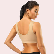 Beige Women's Ultimate Sports Bra for Yoga & Gym