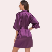 Lavish Silk Robe, Perfect for Evening Soirées