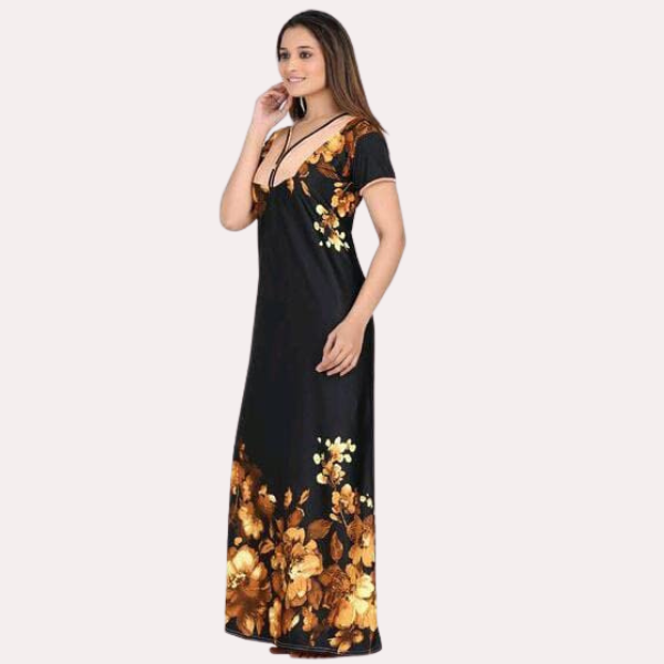 Satin Maxi Nightgown for Women