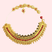 Elegant Gold-Plated Garhwali Nath – Big Size Tradition