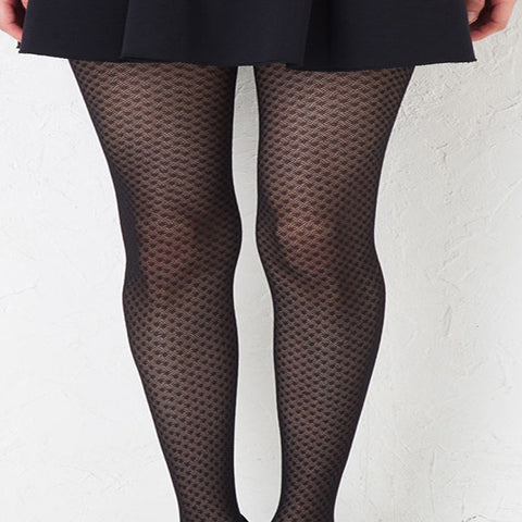 Fashion tights  15 denier diamond patterned