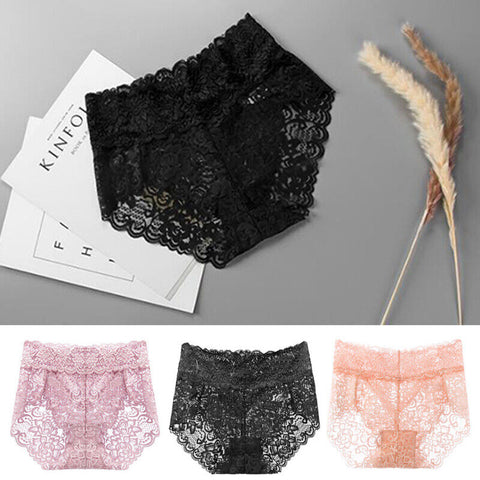 Sexy Lace High Waist Underwear Pack (of 5)